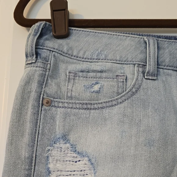 Express Light Blue Jean Shorts. Size 00 - Picture 2 of 13